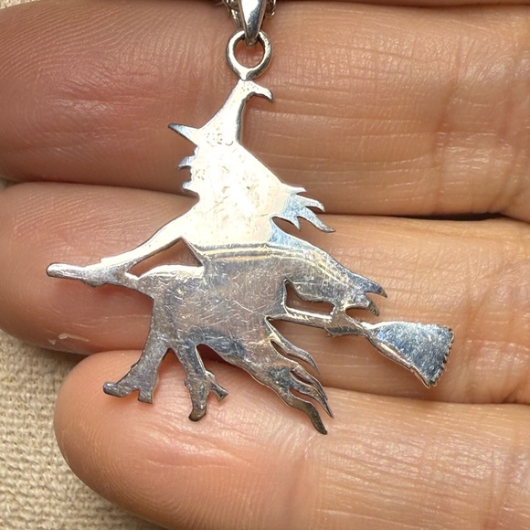 Silver Witch Pendant - 3 to choose from - Picture 7 of 9